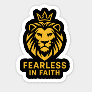 Fearless in Faith Sticker