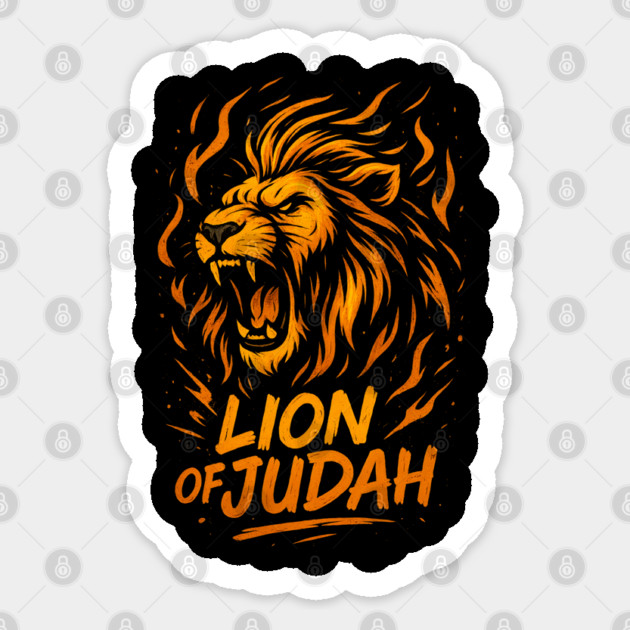 Lion of Judah Sticker by Eric's Store 10
