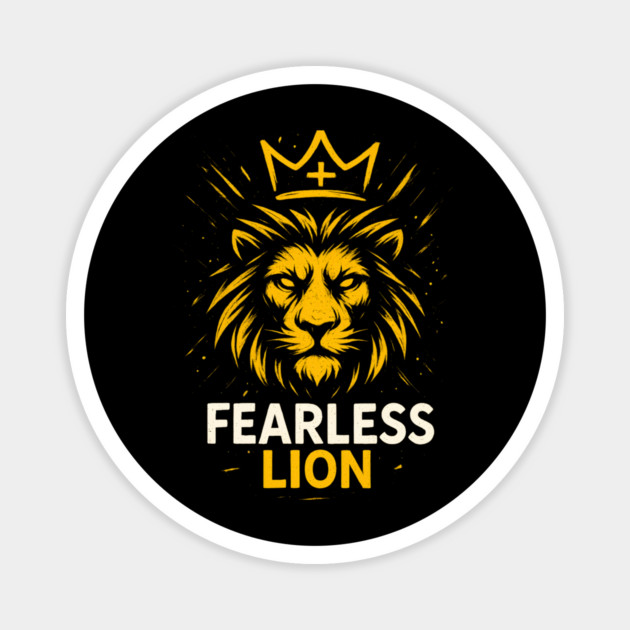 Fearless Lion Magnet by Eric's Store 10