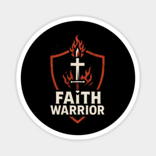 Faith Warrior Magnet