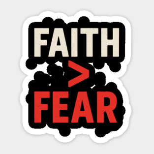 Faith Over Fear Sticker