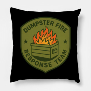 dumpster-fire-response-team Pillow
