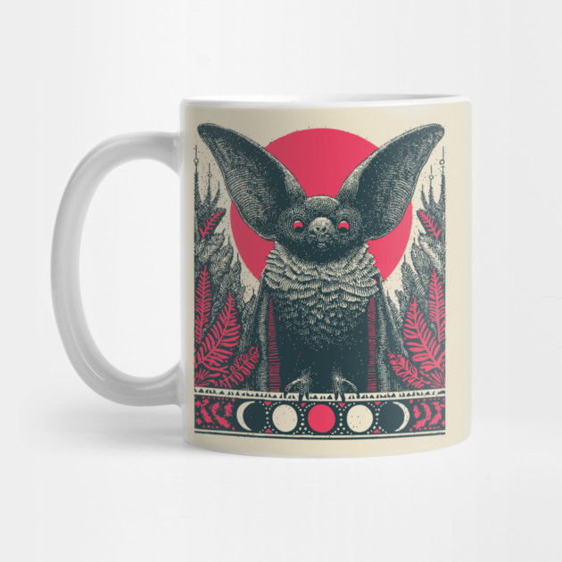 Gothic Bat Heraldic Crest | Nocturnal Vampire Grimoire by TuncGK