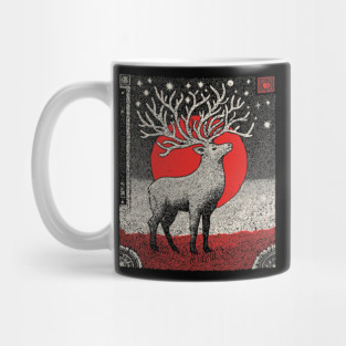 Pagan Horned God Stag | Wiccan Cernunnos Forest King Mug