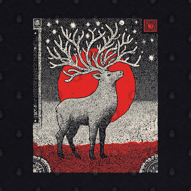 Pagan Horned God Stag | Wiccan Cernunnos Forest King by TuncGK