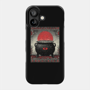 Witch's Cauldron Tarot Card | Wiccan All-Seeing Eye Spell Phone Case