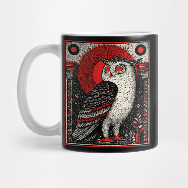 Supernatural Owl Omen | Gothic Harbinger Witchy Art by TuncGK