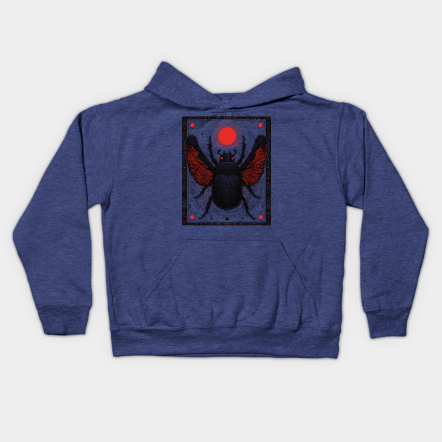 Nocturnal Beetle Kids Hoodie by TuncGK