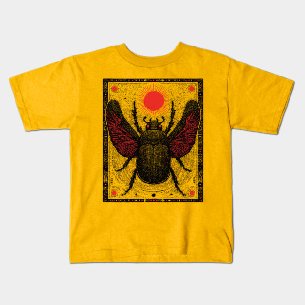 Nocturnal Beetle Kids T-Shirt by TuncGK