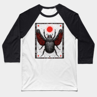 Nocturnal Beetle Baseball T-Shirt