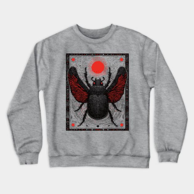 Nocturnal Beetle Crewneck Sweatshirt by TuncGK
