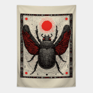 Nocturnal Beetle Tapestry