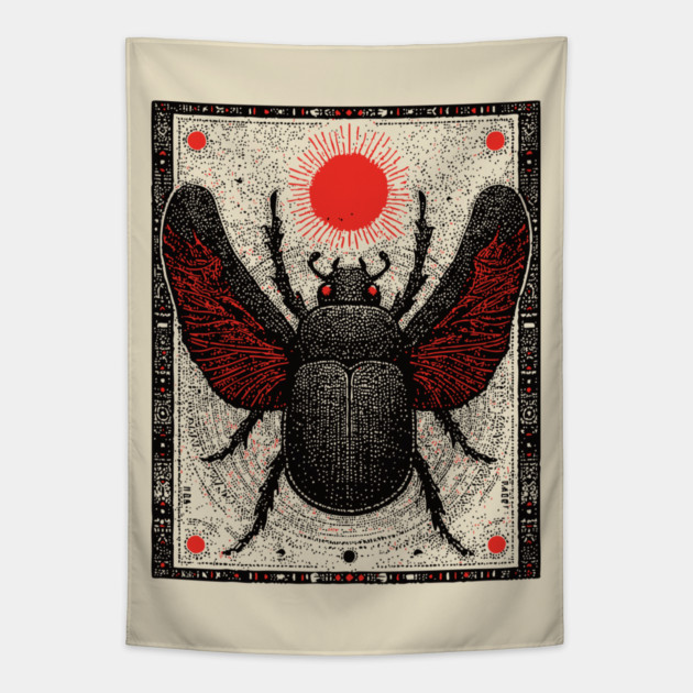 Nocturnal Beetle Tapestry by TuncGK