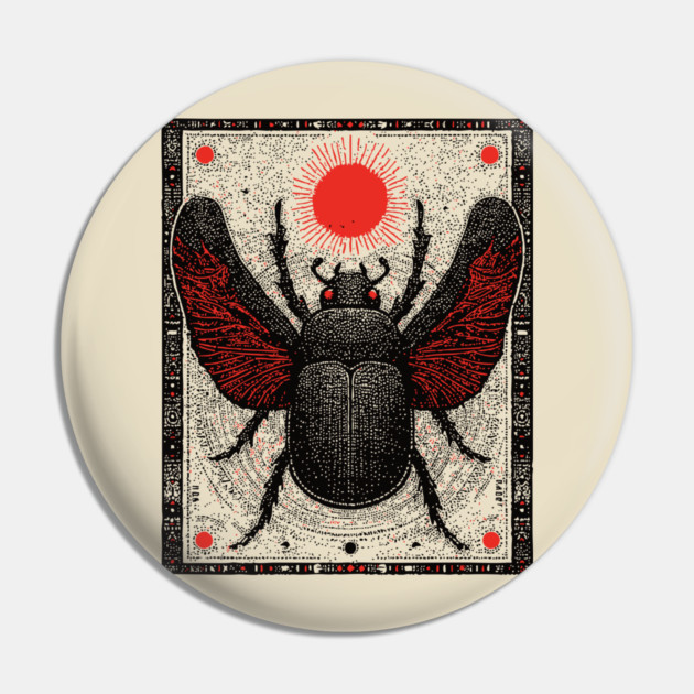 Nocturnal Beetle Pin by TuncGK