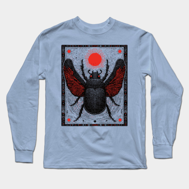 Nocturnal Beetle Long Sleeve T-Shirt by TuncGK