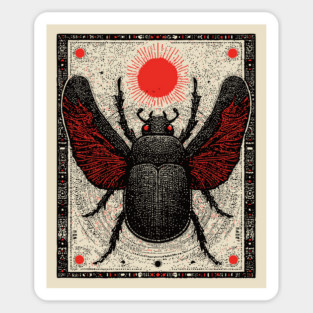 Nocturnal Beetle Sticker