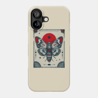 Ornate Cicada Tarot Card | Witchcore Divination Oracle Phone Case