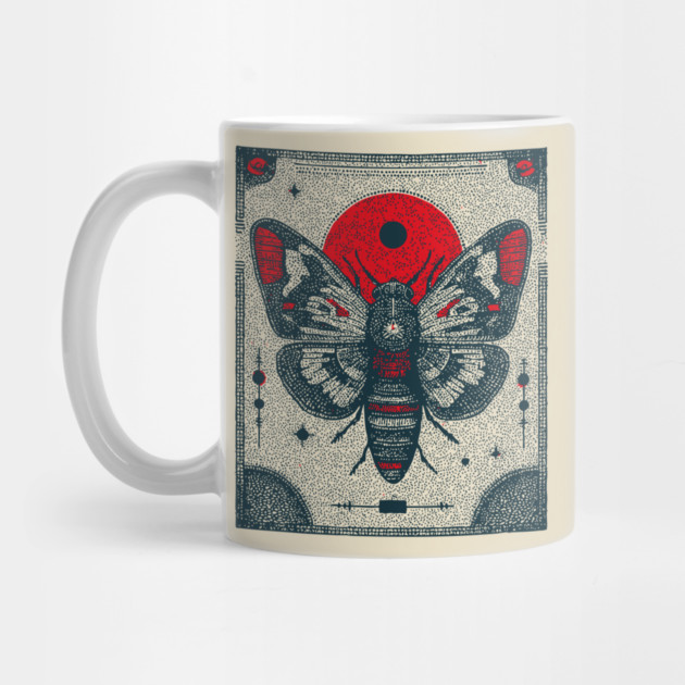 Ornate Cicada Tarot Card | Witchcore Divination Oracle by TuncGK