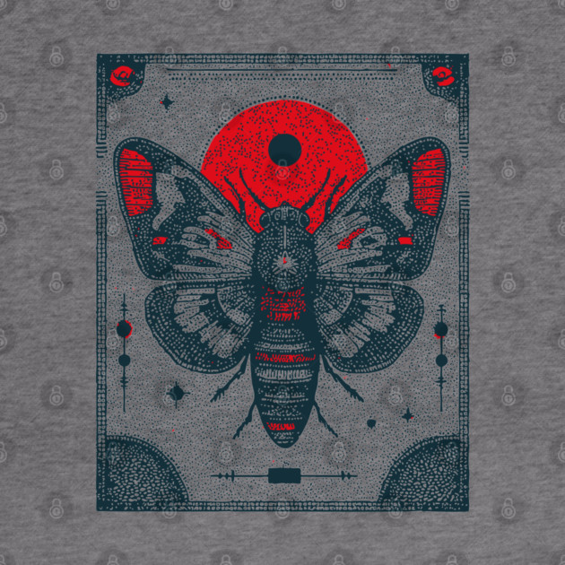 Ornate Cicada Tarot Card | Witchcore Divination Oracle by TuncGK