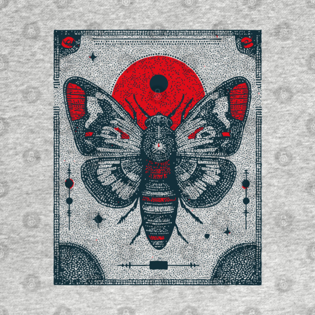 Ornate Cicada Tarot Card | Witchcore Divination Oracle by TuncGK