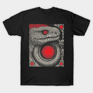 Ouroboros Snake Alchemy Tarot Card | Esoteric Gnostic Symbol T-Shirt