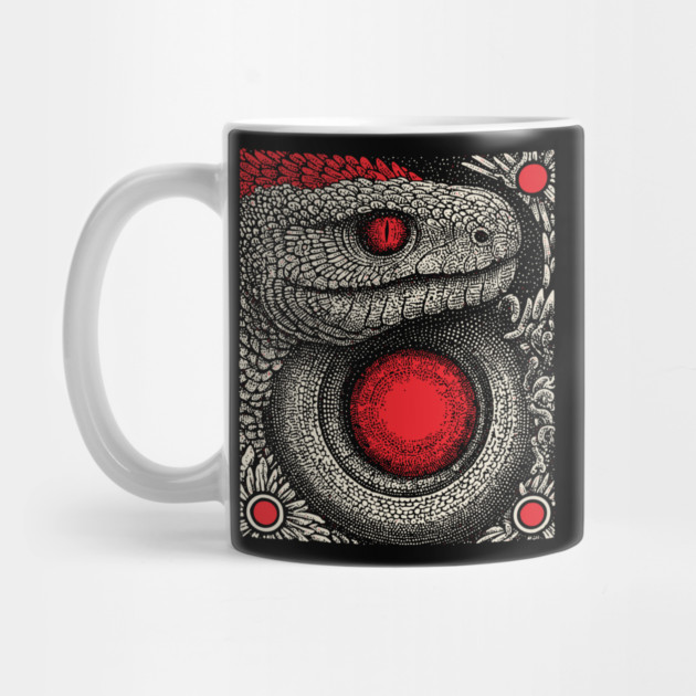 Ouroboros Snake Alchemy Tarot Card | Esoteric Gnostic Symbol by TuncGK
