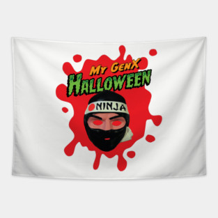 My Gen X Halloween: Ninja Tapestry