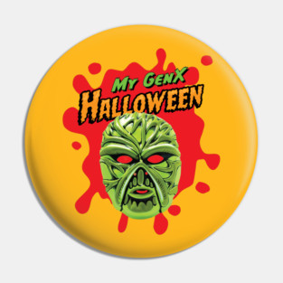 My Gen X Halloween: Swamp Thing Pin