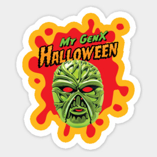 My Gen X Halloween: Swamp Thing Sticker