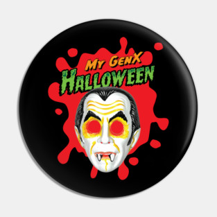 My Gen X Halloween: Dracula Pin