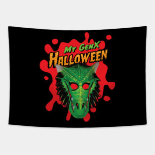 My Gen X Halloween: Dragon Tapestry