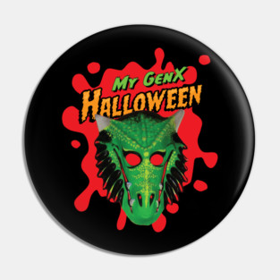 My Gen X Halloween: Dragon Pin