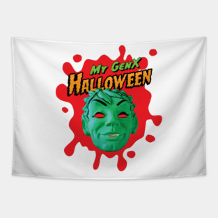 My Gen X Halloween: Jolly Green Giant Tapestry