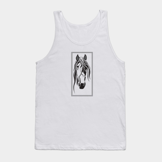 Horse Head Tank Top by DickinsonDesign