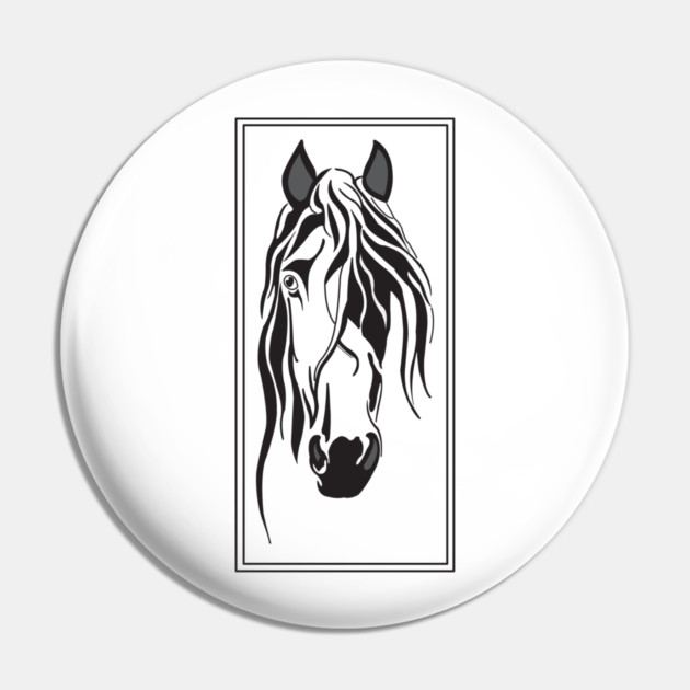 Horse Head Pin by DickinsonDesign