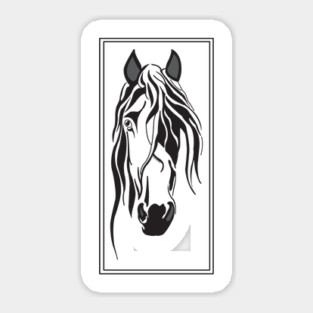 Horse Head Sticker