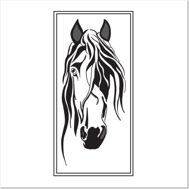 Horse Head Wall Art by DickinsonDesign