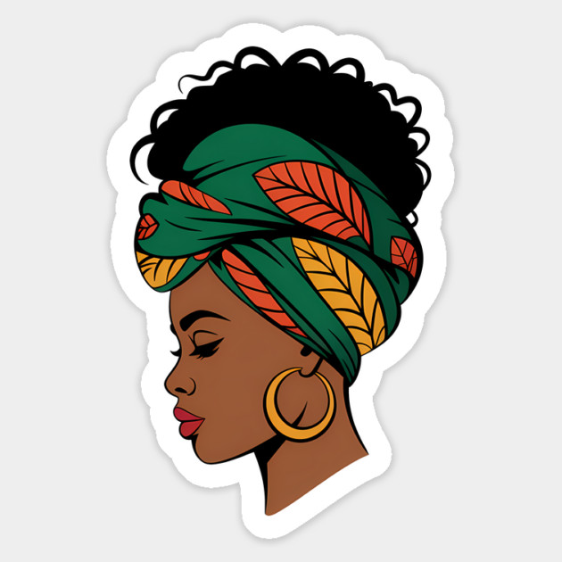 Black Woman Afrocentric Magnet by Rachel's Store 6
