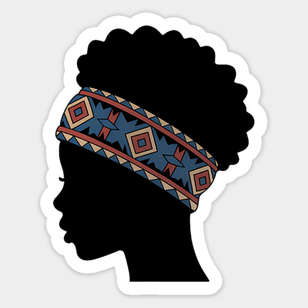 Afro Woman Silhouette Black Pride Magnet by Rachel's Store 6