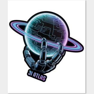 3I Atlas – Holding the Neon World Posters and Art