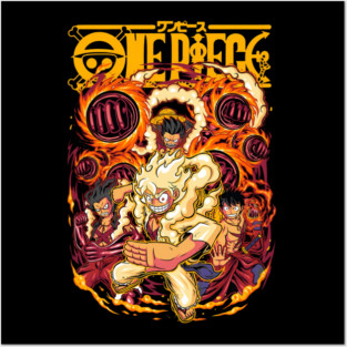 Gear 5 Luffy Posters and Art