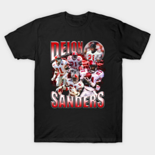 Deion Sanders Atlanta Vintage Bootleg T-Shirt