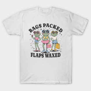 Bags Packed Flaps Waxed T-Shirt