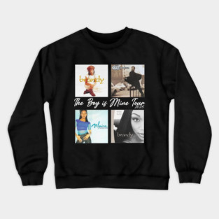 Monica & Brandy The Boy Is Mine Tour Graphic 2025 Crewneck Sweatshirt
