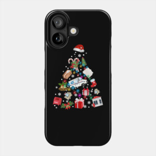 Postal Worker Christmas Tree Funny Mail Carrier Gift Phone Case