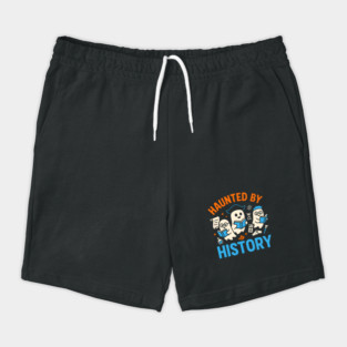 Haunted by History Ghost Halloween Teacher Gift Shorts
