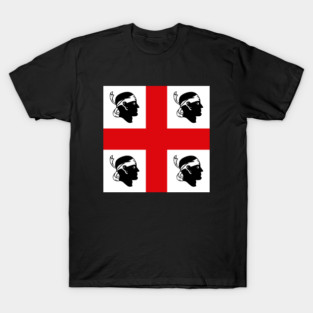 Vintage Corsica Flag Symbol T-Shirt