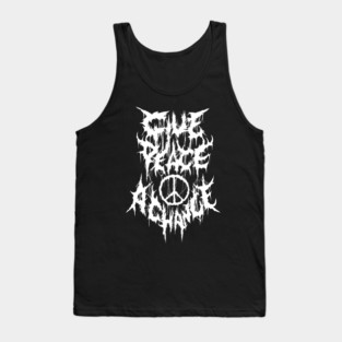Give Peace A Chance Metal logo Tank Top