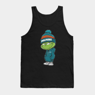 Grinch Miami Dolphins M7982 Tank Top