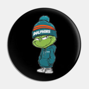 Grinch Miami Dolphins M7982 Pin